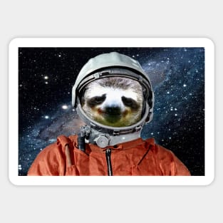 Astronaut Sloth Sticker